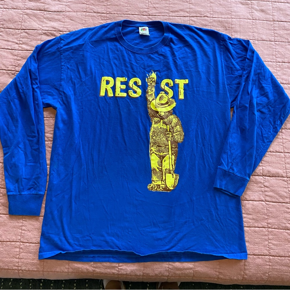 Smokey the Bear long sleeve “Resist” shirt